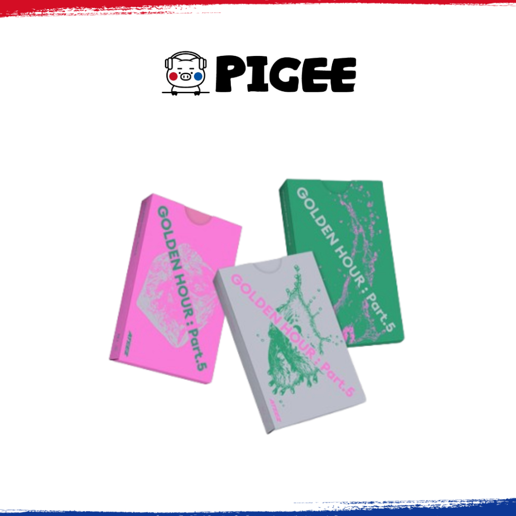 ATEEZ - [ GOLDEN HOUR : PART.5 ] (POCAALBUM Ver.) | Shopee Brasil