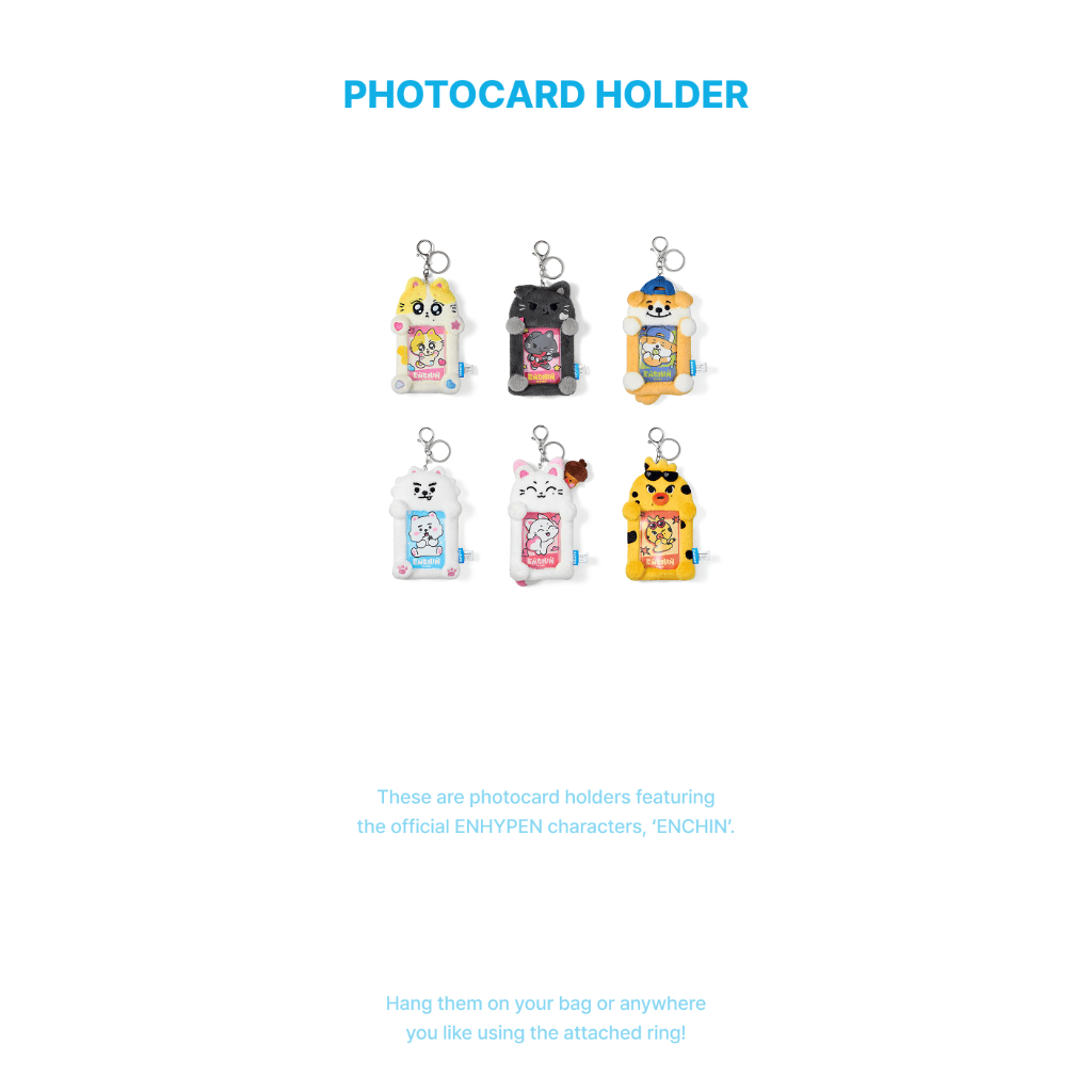 ENHYPEN ENCHIN MD - Photocard Holder | Shopee Brasil