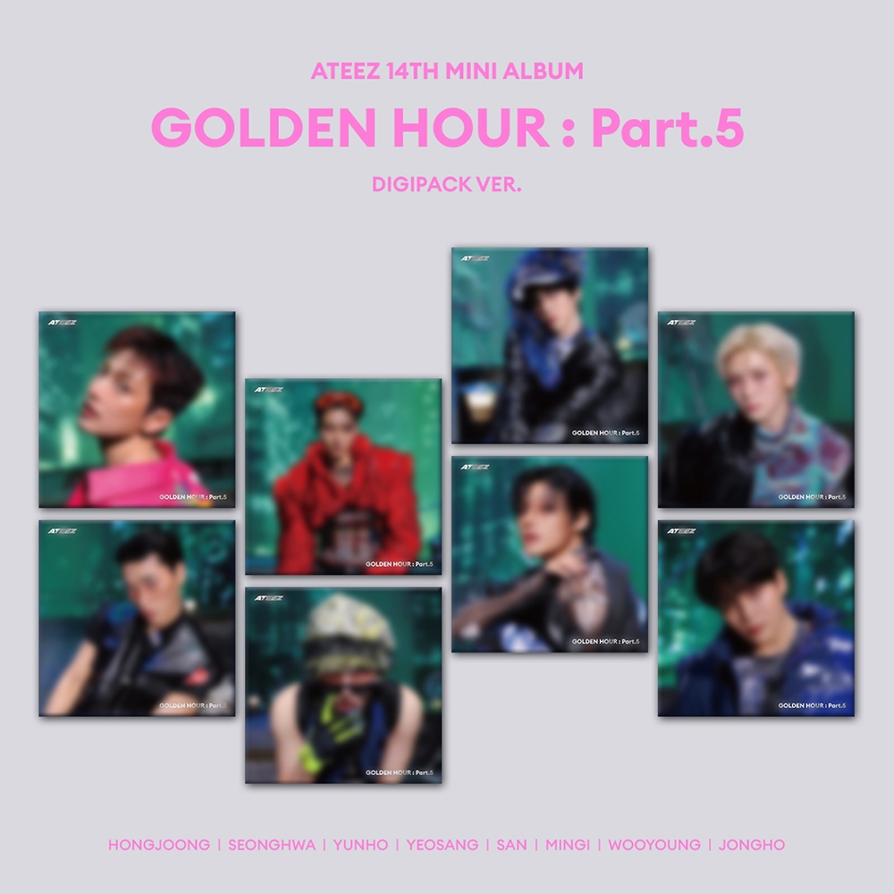 ATEEZ GOLDEN HOUR Part5 DIGIPACK デジパック ATEEZ 14th Mini Album - GOLDEN HOUR : Part.5 (DIGIPACK VER