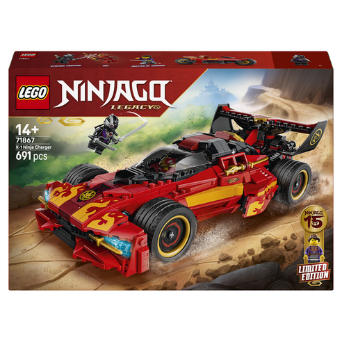 【美品】パッカー LEGO Ninjago X-1 Ninja Charger 71867 15o Aniversário Edição