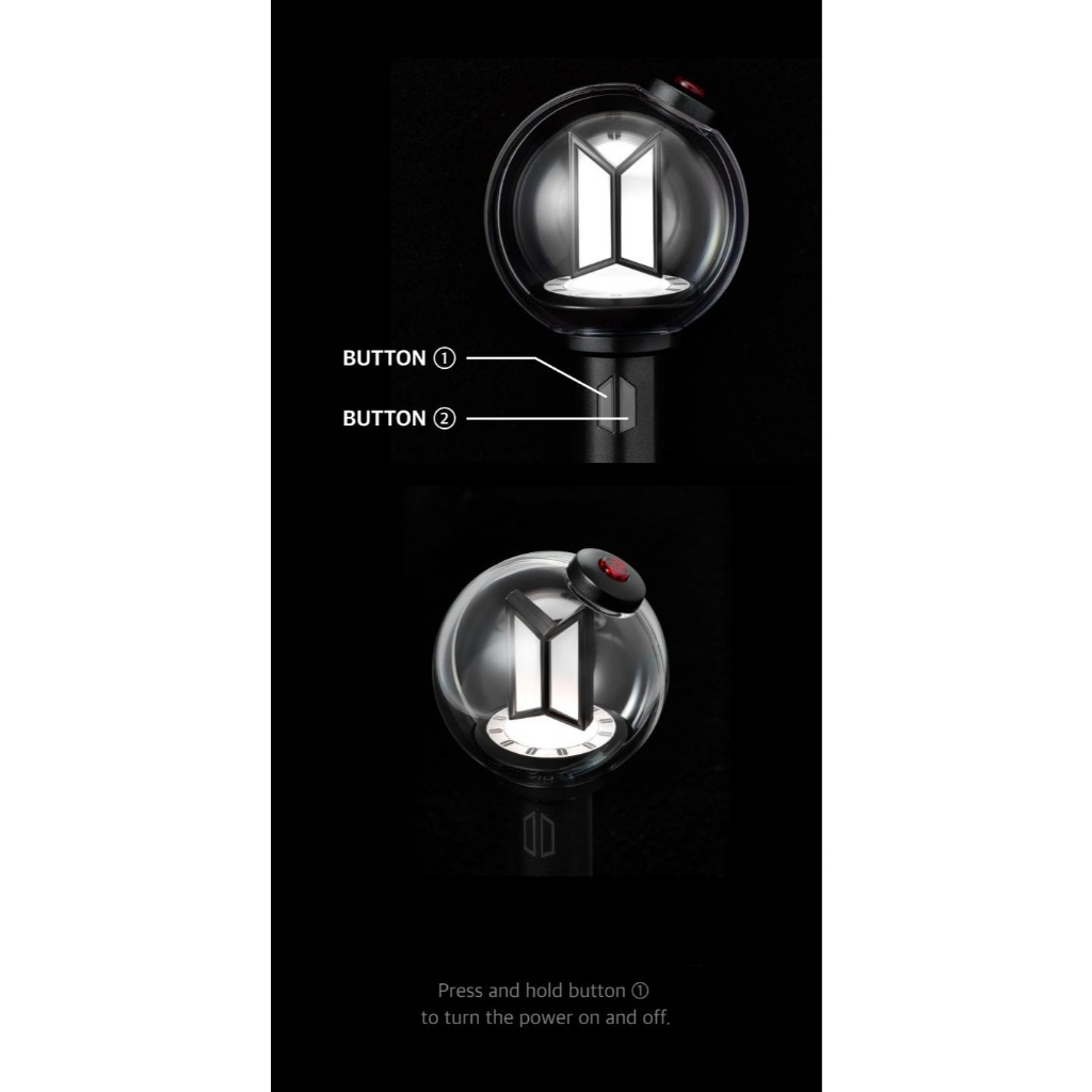 BTS OFFICIAL LIGHT STICK KEYRING VER.4 | Shopee Brasil