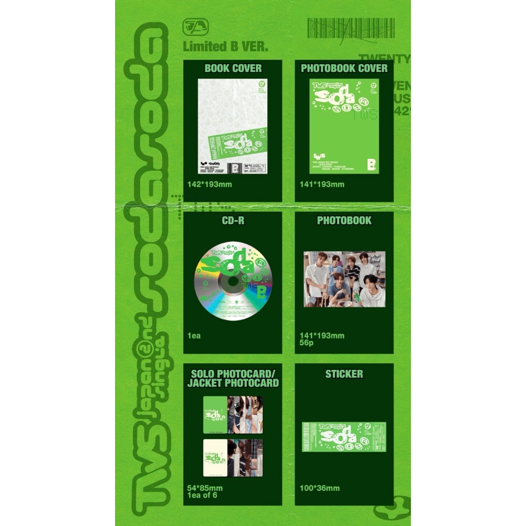 tws soda soda ドフンver. 20枚 TWS - Japan 2nd Single Album [SODA SODA] | Shopee Brasil