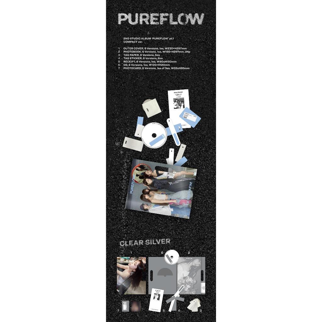 LE SSERAFIM 2nd Studio Album - PUREFLOW pt.1 (COMPACT ver