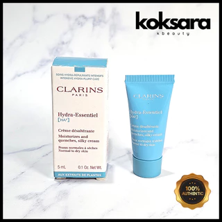 Clarins Hydra-Essentiel Moisturizes And Quenches, Silky Cream 5ml em Oferta na Shopee