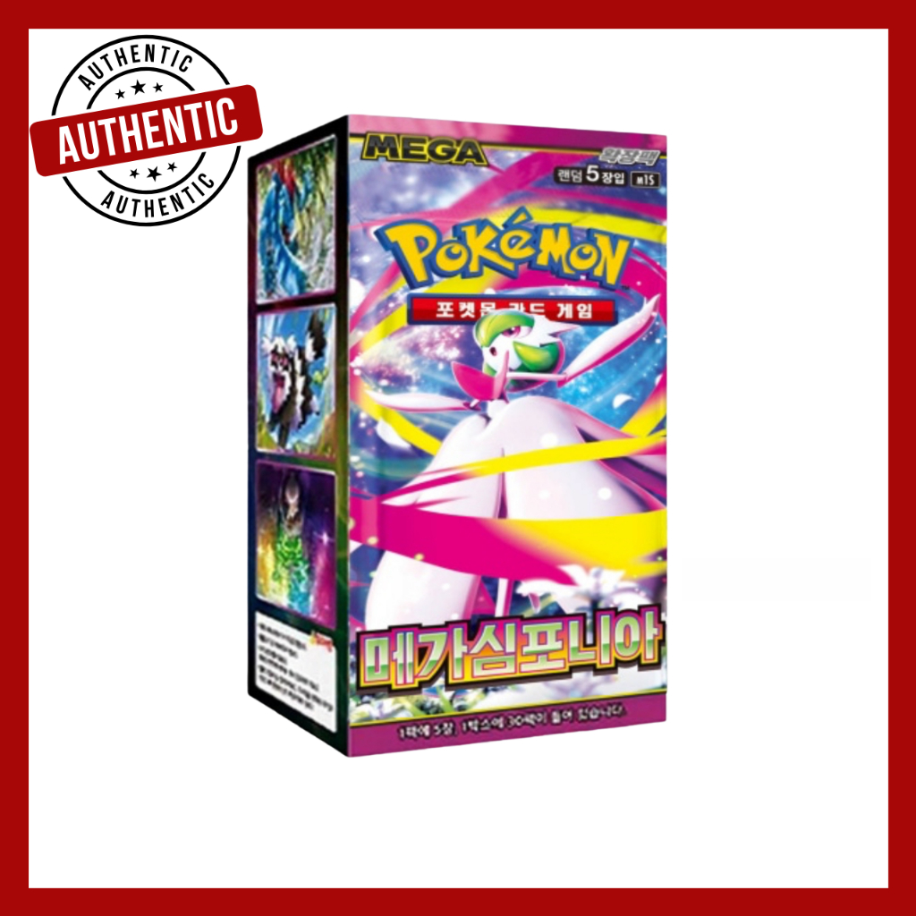 Cartão POKEMON] Mega Brave VS Symphonia Booster box Caixa Selada