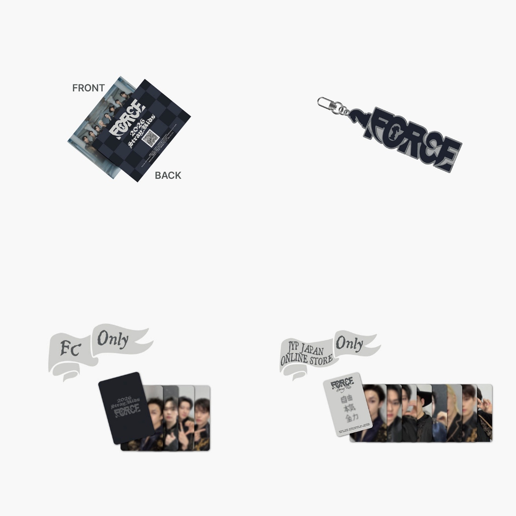 POB] STRAY KIDS JAPAN SEASON'S GREETINGS 2026 “FORCE” | Shopee Brasil