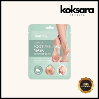 Máscara Peeling Essencial Para Pés Farmstay 13g em Oferta na Shopee