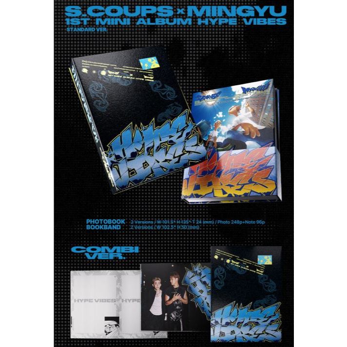 SEVENTEEN ) S.COUPS X MINGYU 1st Mini Album [ HYPE VIBES