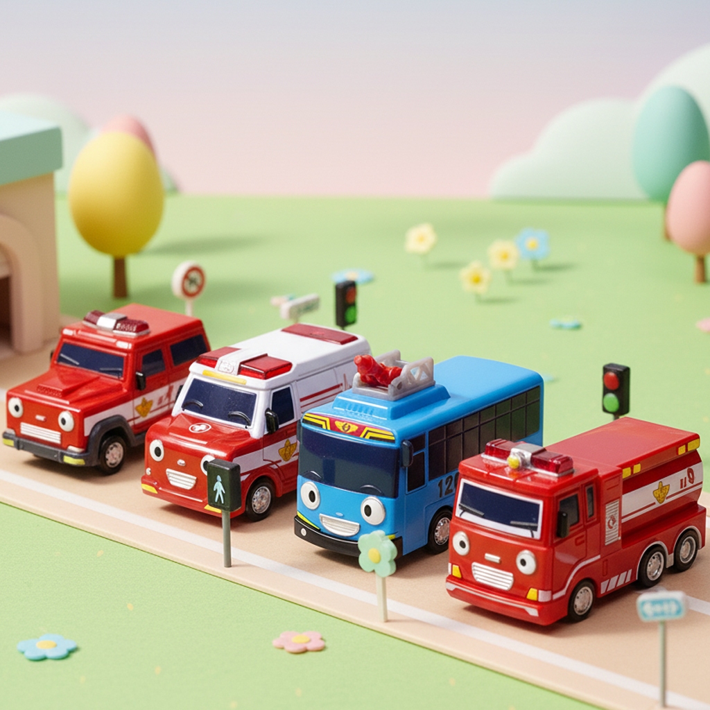 TAYO the Little Bus (Mini Size) Friends Set #9 4pcs (Jesse