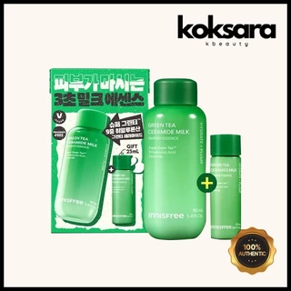 Innisfree Green Tea Milk Moisturizing Essence 160ml + 25ml em Oferta na Shopee