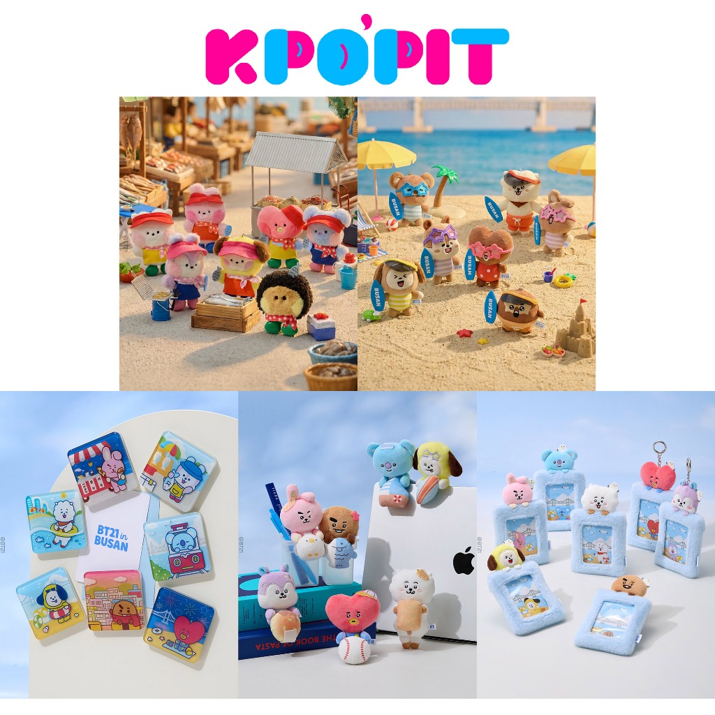 BT21(BTS) BUSAN EDITION -PLUSH KEYRING/MONITOR PLUSH/PHOTOCARD