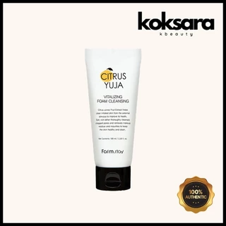 Farmstay Citrus Yuja Vitalizing Foam Cleansing 100ml em Oferta na Shopee