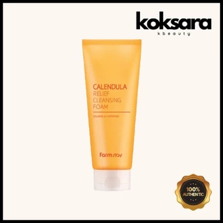 Farmstay Calendula Relief Cleansing Foam 180ml em Oferta na Shopee