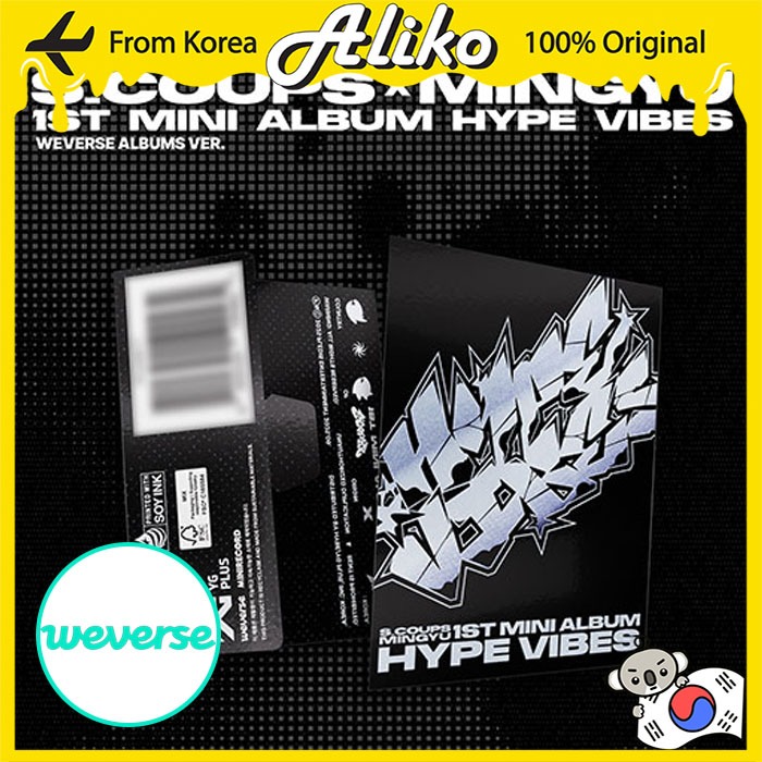 S.COUPS X MINGYU (SEVENTEEN) – 1st Mini Album [HYPE VIBES] is AVAILABLE NOW Now in store at Happy Town HYPE VIBES (Standard ver.) HYPE VIBES (Compact ver.) HYPE VIBES (Kit ver.) HYPE