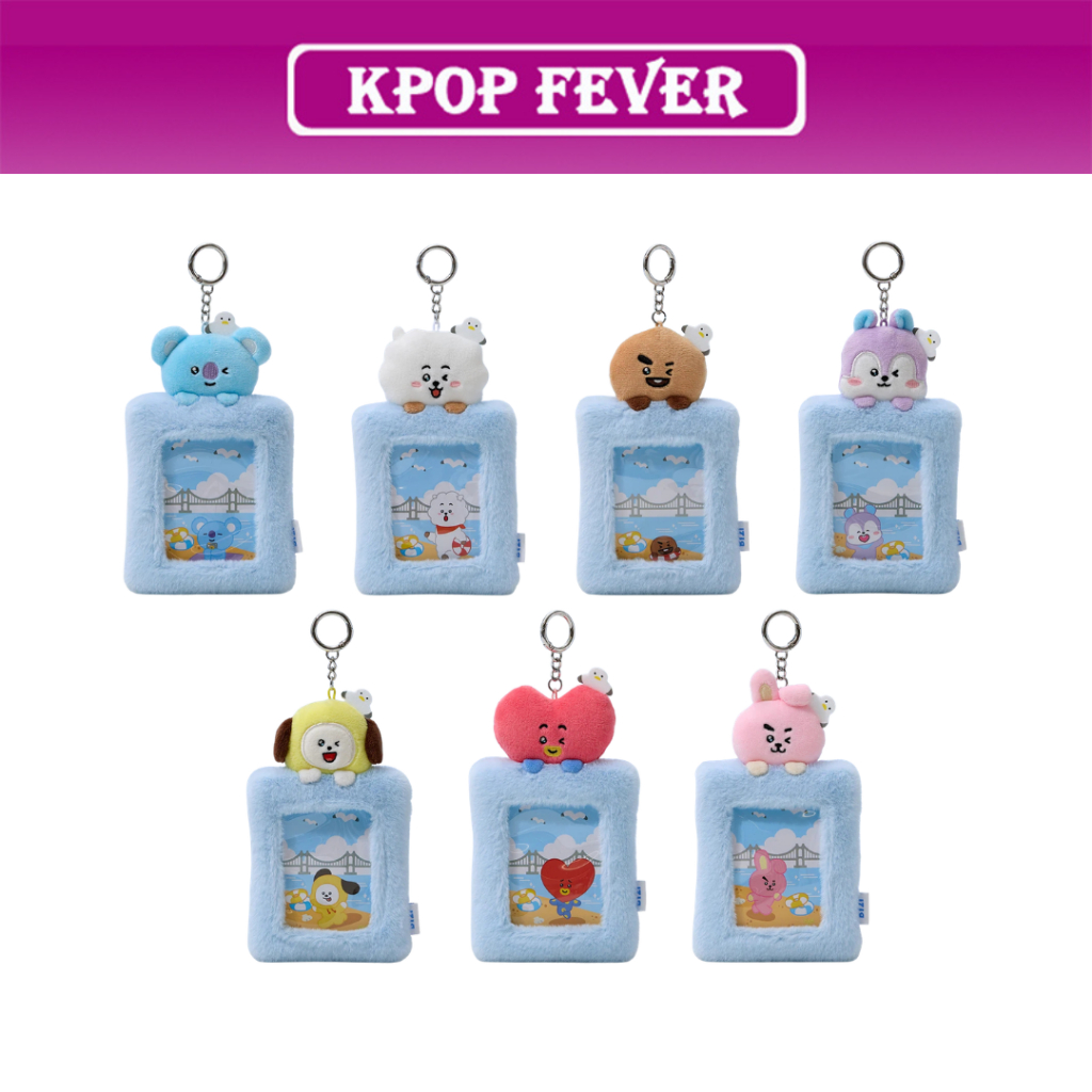 BTS X BT21 [BUSAN] MD / Plush Photocard Holder Keyring | Shopee Brasil