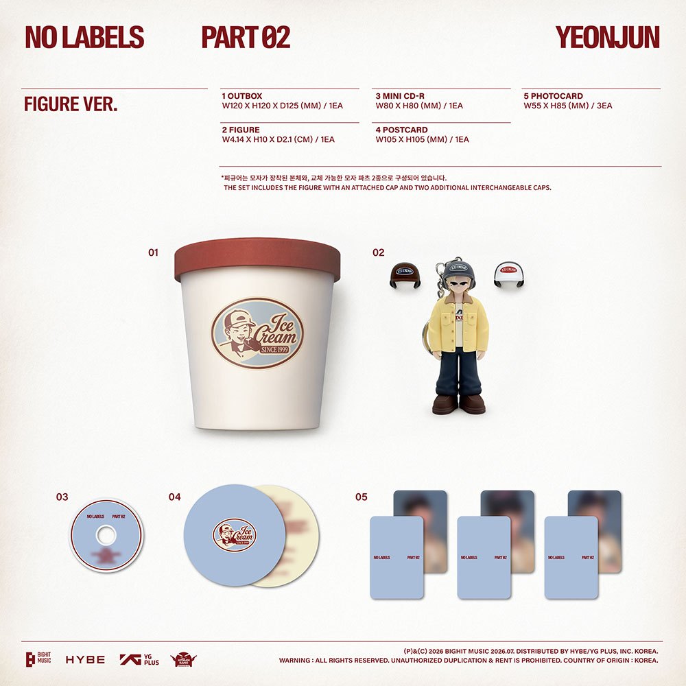 TXT) YEONJUN 2nd Mini Album - NO LABELS: PART 02 (Figure Ver