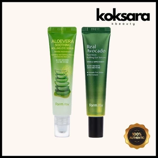 Farmstay Real Avocado Nutrition/Aloevera Soothing Rolling Eye Serum 25ml em Oferta na Shopee