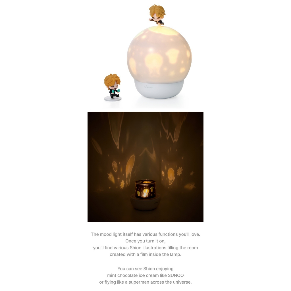 Estoque Pronto) ENHYPEN [SUNOO] Lâmpada Shion On The Dark Moon