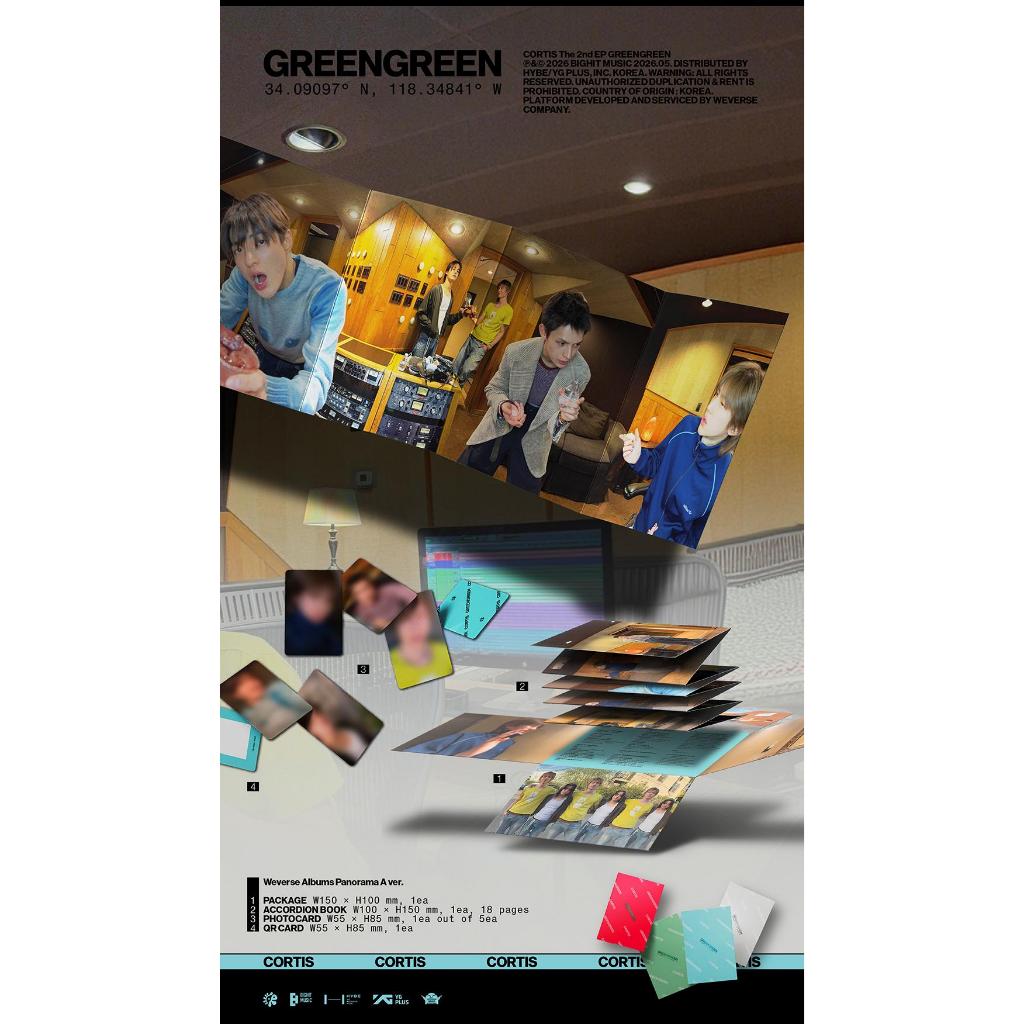 CORTIS The 2nd EP Album - GREENGREEN | Shopee Brasil