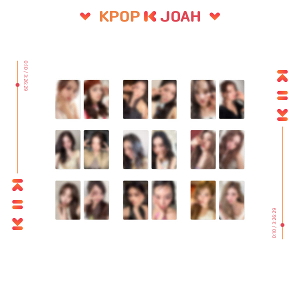 RANDOM SELFIE PHOTO CARD SET) I.O.I (IOI) [LOOP] OFFICIAL MD (Jul