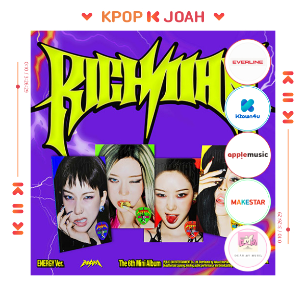 POB](ENERGY ver.) AESPA [RICH MAN] 6th MINI ALBUM (5th Sep.2025