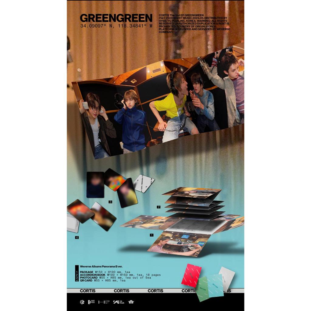 CORTIS The 2nd EP Album - GREENGREEN (Weverse Albums ver