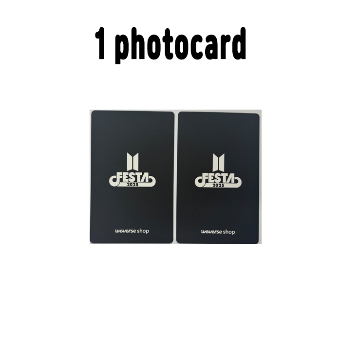 POB ONLY] 2025 BTS FESTA POB Photocard (For purchase over USD 78.7