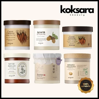 SKINFOOD Toner Pad Collection (carrot, acorn, water parsley, licorice, potato) em Oferta na Shopee