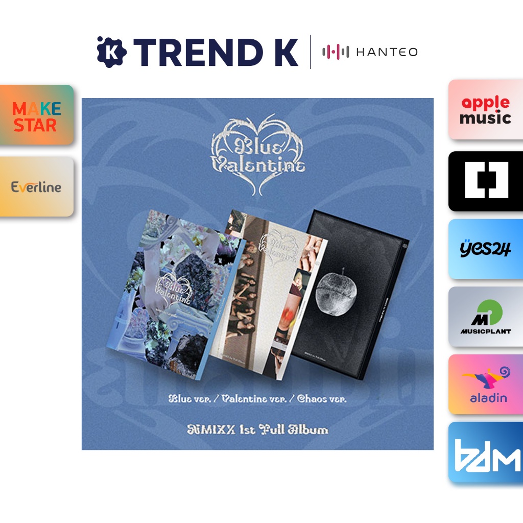 NMIXX - 1st Full Album [Blue Valentine] (Standard ver.) | Shopee