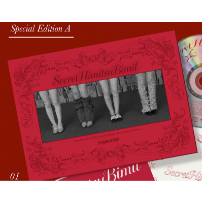 tripleS ∞! SecretHimitsuBimil JAPAN CD tripleS Hacchi! - SecretHimitsuBimil [1st JP EP Album - Limited
