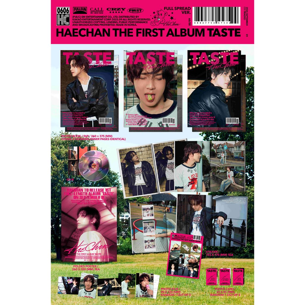 NCT HAECHAN スペシャルトレカ Full Spread ver.) HAECHAN (NCT) [TASTE] 1st ALBUM (9th Sep.2025