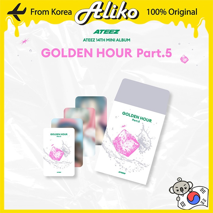 RANDOM TRADING CARD ATEEZ GOLDEN HOUR : Part.5 MD | Shopee Brasil
