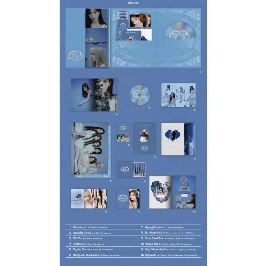 NMIXX 1st Full Album [ Blue Valentine ] | Shopee Brasil