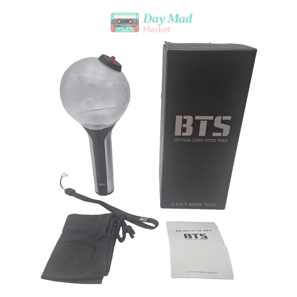 BTS Oficial LIGHT STICK FANLIGHT ARMY BOMB VER . 2 (Conjunto