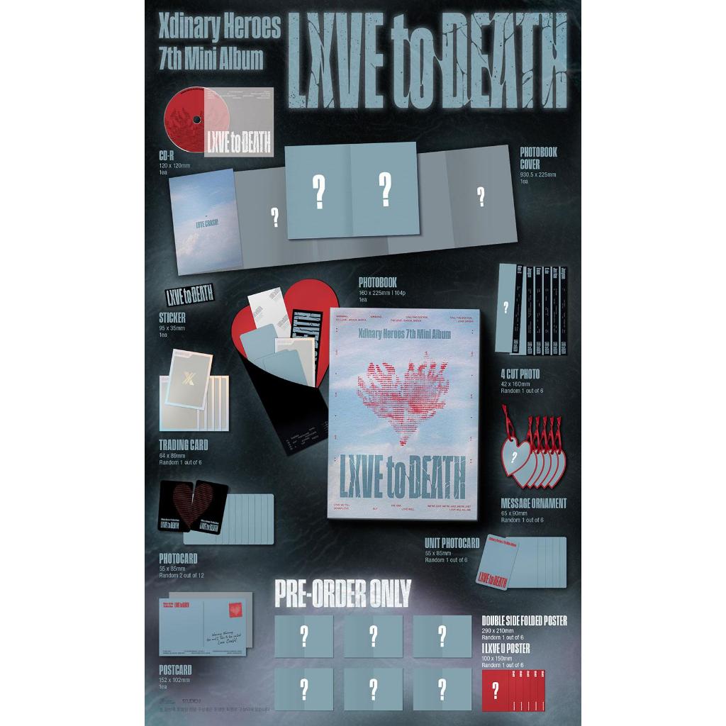Photobook Ver.) Xdinary-Heroes 7th Mini Album - LXVE to DEATH