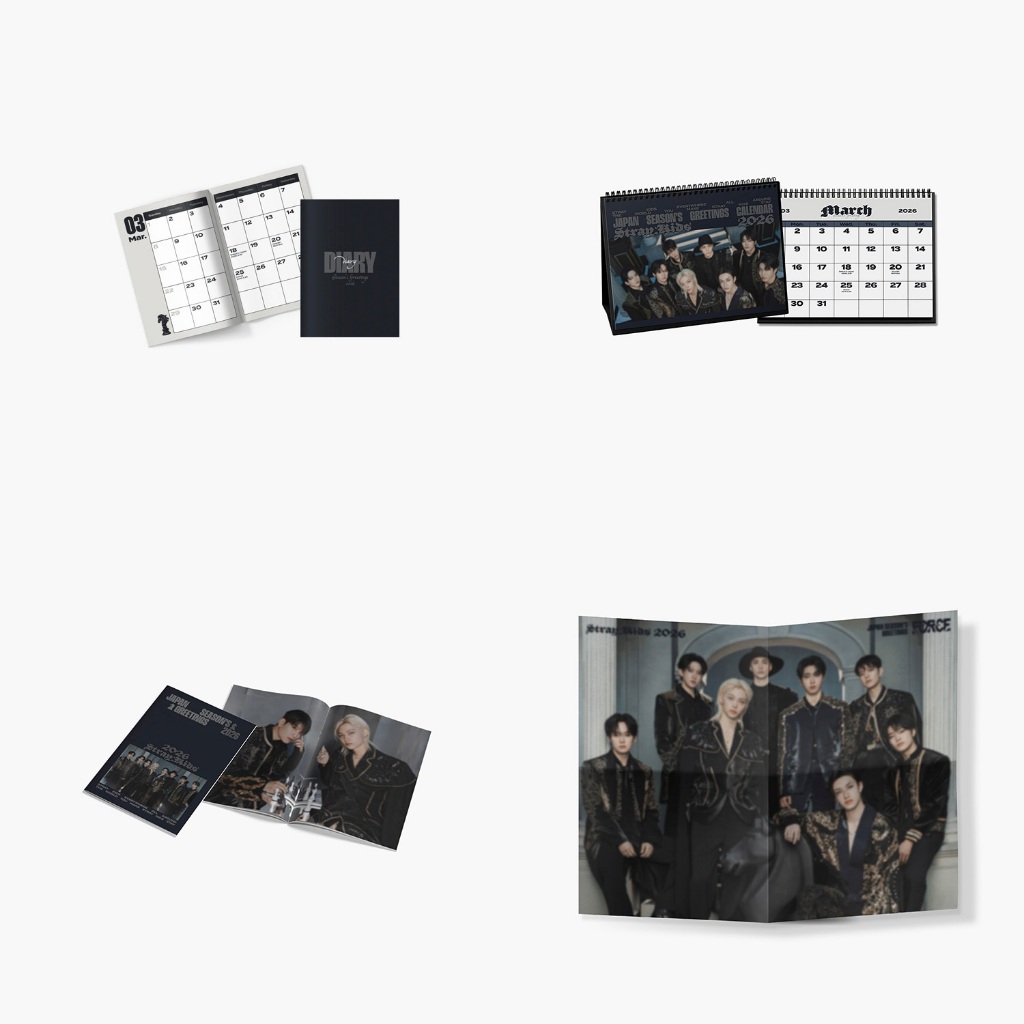 POB] STRAY KIDS JAPAN SEASON'S GREETINGS 2026 “FORCE” | Shopee Brasil