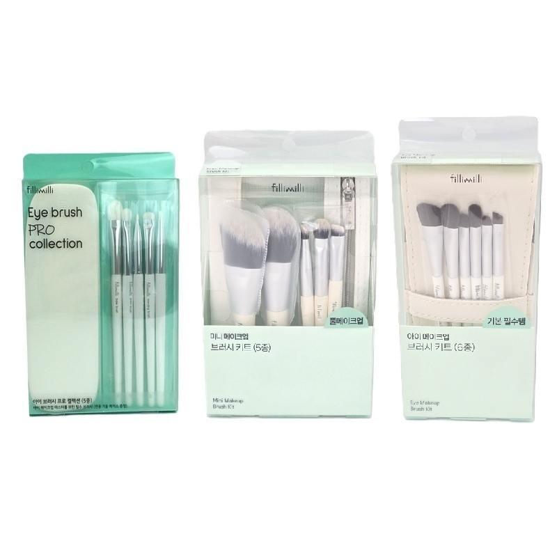 [Fillimilli] Pincel Para Olhos Pro/Mini Maquiagem/Kit De Pincéis Dos
