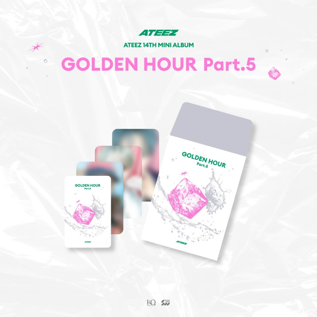 RANDOM TRADING CARD ATEEZ GOLDEN HOUR : Part.5 MD | Shopee Brasil