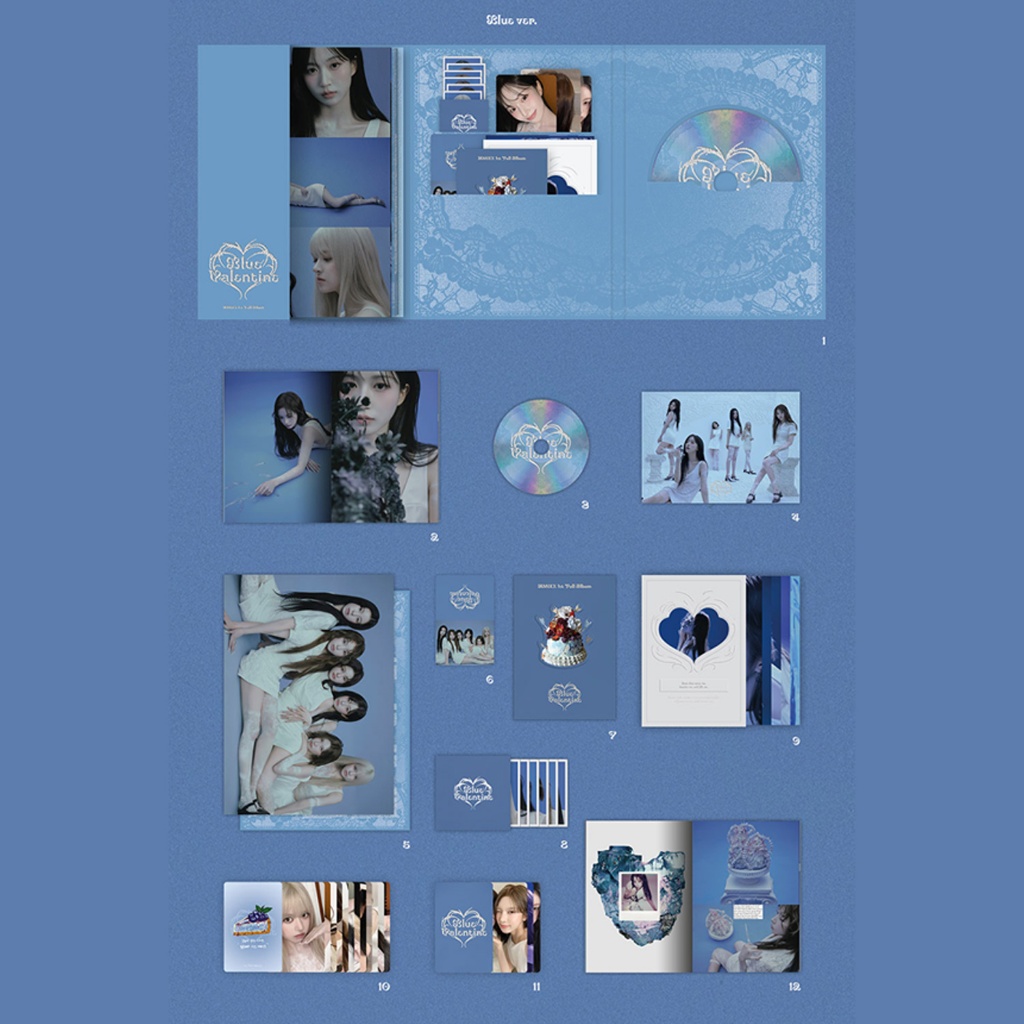 NMIXX - 1st Full Album [Blue Valentine] (Standard ver.) | Shopee