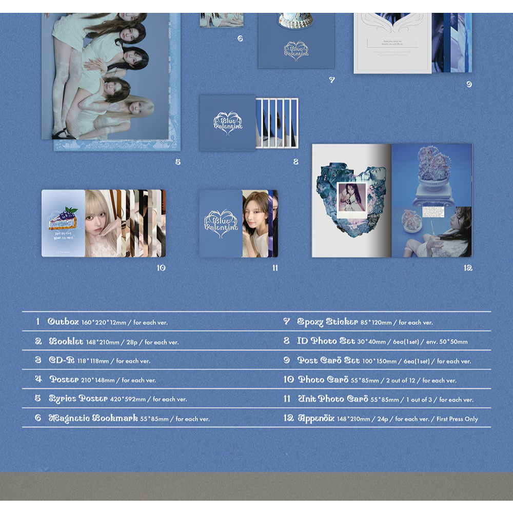 POB] NMIXX [Blue Valentine] 1st Full Album (13th Oct.2025