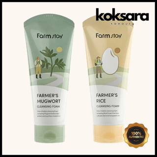 Farm Stay Farmer's Cleansing Foam 180ml 2types em Oferta na Shopee