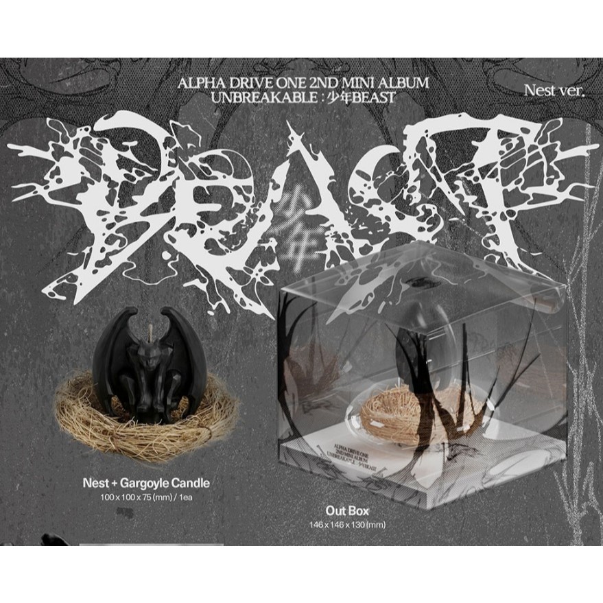 ALPHA DRIVE ONE UNBREAKABLE : 少年BEAST」 ALPHA DRIVE ONE 2nd Mini Album [ UNBREAKABLE : 少年BEAST ] Nest