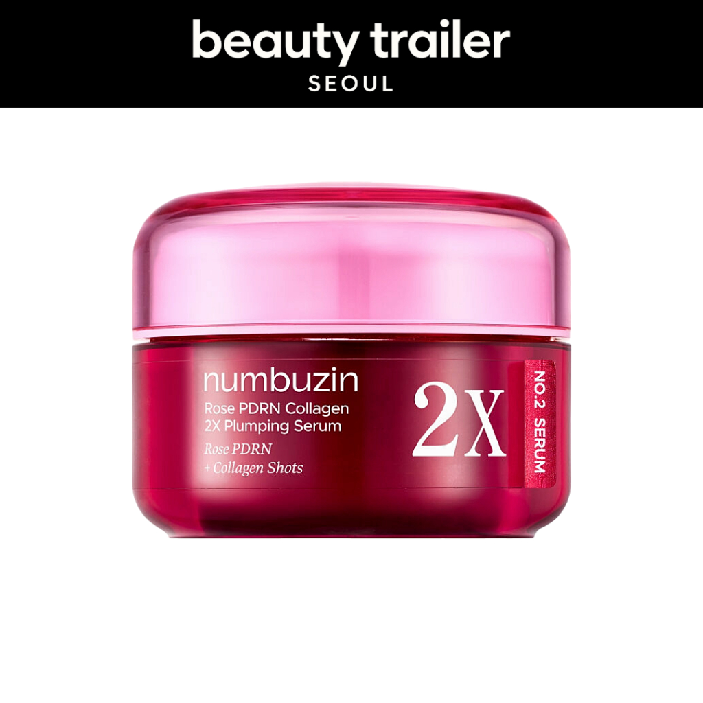 NEW] numbuzin No.2 Rose PDRN Collagen 2X Plumping Serum, 30ml