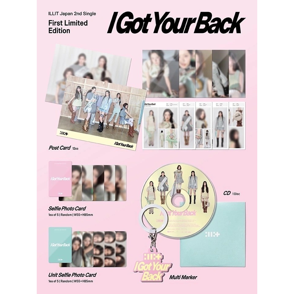 ILLIT I Got Your Back トレカ ミンジュ まとめ cd ILLIT - Japan 2nd Single Album [I GOT YOUR BACK] | Shopee Brasil