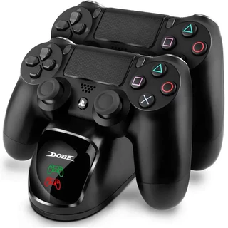 Base Carregador Duplo Compatível Controle Ps4 Estação de Carregamento