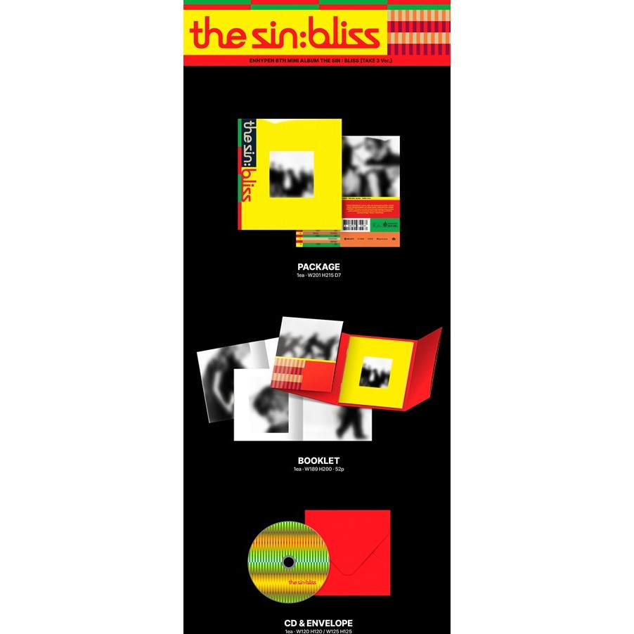 ENHYPEN 8th Mini Album [ THE SIN : BLISS ] Photobook Ver. | Shopee