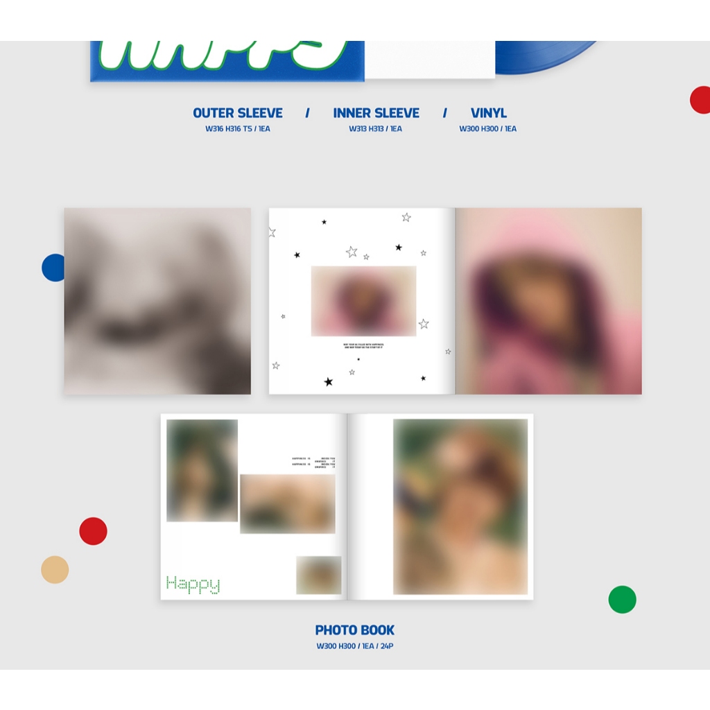 LP Vinyl) Jin (BTS) [HAPPY] 1st Mini Album (14th Nov.2025