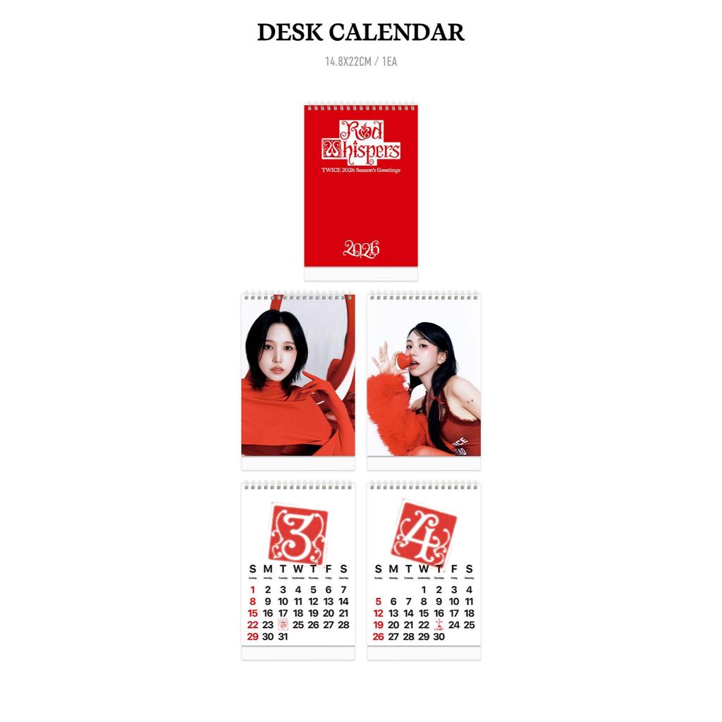 TWICE 2026 SEASON'S GREETINGS [RED WHISPERS] | Shopee Brasil