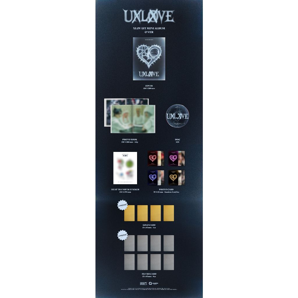 XLOV - [ UXLXVE ] 1ST MINI ALBUM | Shopee Brasil