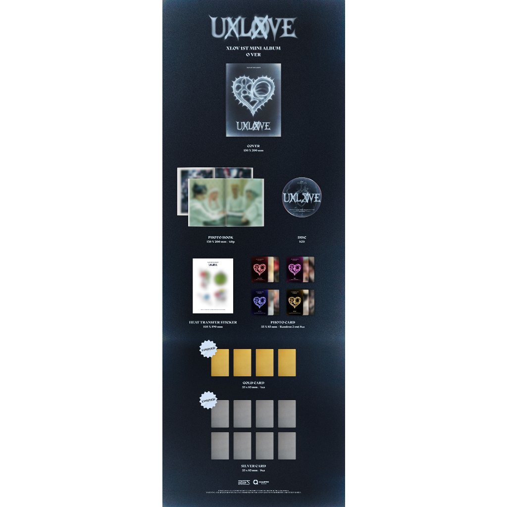 POB] XLOV - 1ST MINI ALBUM [UXLXVE] | Shopee Brasil